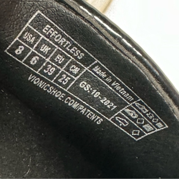 Vionic Effortless Black Nubuck Slip-On Shoes Women’s Size 8 - Picture 9 of 10